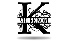 Charger l'image dans la galerie, Monogramme Initiale personnalisée taille moyenne"70-90" - Wall art - Made in FRANCE - JURA -