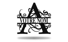 Charger l'image dans la galerie, Monogramme Initiale personnalisée taille moyenne"70-90" - Wall art - Made in FRANCE - JURA -