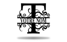 Charger l'image dans la galerie, Monogramme Initiale personnalisée taille moyenne"70-90" - Wall art - Made in FRANCE - JURA -