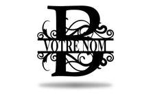 Charger l'image dans la galerie, Monogramme Initiale personnalisée taille moyenne"70-90" - Wall art - Made in FRANCE - JURA -