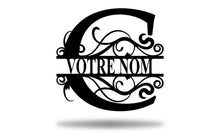 Charger l'image dans la galerie, Monogramme Initiale personnalisée taille moyenne"70-90" - Wall art - Made in FRANCE - JURA -