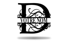 Charger l'image dans la galerie, Monogramme Initiale personnalisée taille moyenne"70-90" - Wall art - Made in FRANCE - JURA -