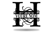 Charger l'image dans la galerie, Monogramme Initiale personnalisée taille moyenne"70-90" - Wall art - Made in FRANCE - JURA -