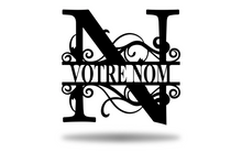 Charger l'image dans la galerie, Monogramme Initiale personnalisé grande taille"100-140" -Wall art - Made in FRANCE - JURA