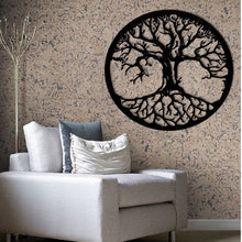 Charger l'image dans la galerie, Décoration murale d'art métal - Arbre de Vie "Chêne nu"- Wall art - Made in France