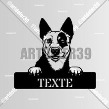 Charger l'image dans la galerie, Décorations murale métal, Monogramme personnalisé motif chien, wall art, made in FRANCE (39)