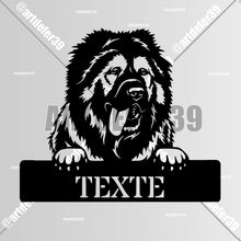 Charger l'image dans la galerie, Décorations murale métal, Monogramme personnalisé motif chien, wall art, made in FRANCE (39)