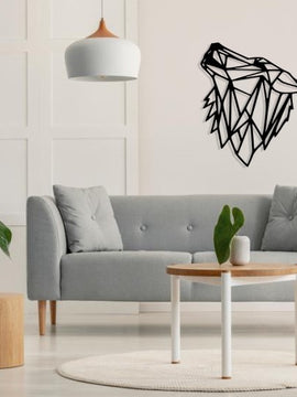 Décoration murale d'art métal - design - Haogare Animal - chacal - Wall art - Made in FRANCE