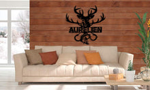 Charger l'image dans la galerie, DécoratIon murale métal - N°2 Chasse et Pêche - Personnalisable - Art de fer 39 - Wall art - Made in France