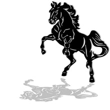 Charger l'image dans la galerie, Décoration murale métal - Cheval cabré - Artdefer39-Wall art- Made in France