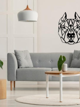 Décoration murale d'art métal - design - Haogare Animal - chien - Wall art - Made in FRANCE