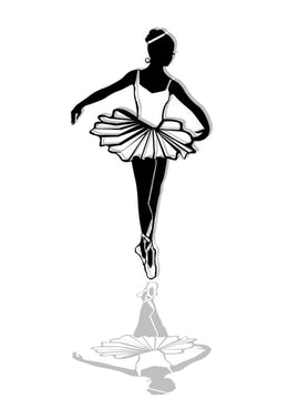 Décoration murale d'art métal - Ballerine danseuse - Wall art - Made in FRANCE