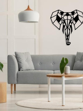 Décoration murale d'art métal - design - Haogare Animal - éléphant - Wall art - Made in FRANCE