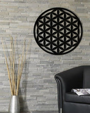 Charger l'image dans la galerie, Décoration murale d'art métal - Fleur de vie - Wall art- Made in France