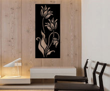 Charger l'image dans la galerie, Décoration murale d'art métal - floral coquelicot - Wall art - Made in FRANCE