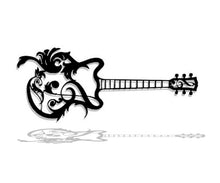 Charger l'image dans la galerie, Décoration murale d'art métal - Guitare design - Wall art - Made in FRANCE