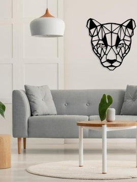 Décoration murale d'art métal - design - Haogare Animal - jaguar - Wall art - Made in FRANCE