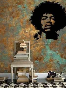 Décoration murale d'art Métallique - Inspiration Jimi Hendrix- Wall art - Made in FRANCE-