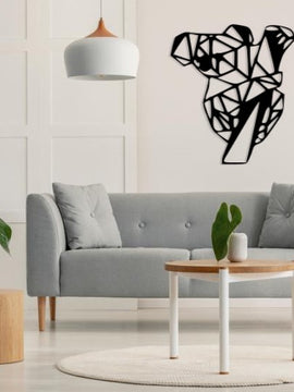 Décoration murale d'art métal - design - Haogare Animal - koala - Wall art - Made in FRANCE