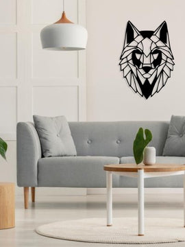 Décoration murale d'art métal - design - Haogare Animal - loup - Wall art - Made in FRANCE