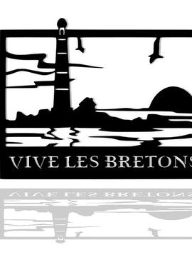 Décoration murale d'art métal - Phare N°1- personnalisable - Wall art- Made in France