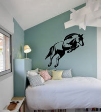 Charger l'image dans la galerie, Décoration murale métal - Saut de cheval C.S.O - Art de fer 39- Wall art- Made in France