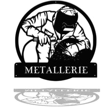 Charger l'image dans la galerie, Décoration murale d'art métal - Metallier - Personnalisable - Wall art- Made in France