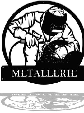 Décoration murale d'art métal - Metallier - Personnalisable - Wall art- Made in France