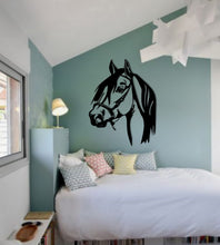 Charger l'image dans la galerie, Décoration murale métal - Tête de cheval - Art de fer 39 -Wall art - Made in France