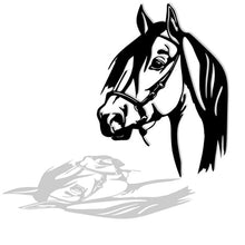 Charger l'image dans la galerie, Décoration murale métal - Tête de cheval - Art de fer 39 -Wall art - Made in France