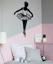 Charger l&#39;image dans la galerie, Décoration murale d&#39;art métal - Ballerine danseuse - Wall art - Made in FRANCE
