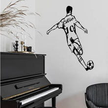 Charger l&#39;image dans la galerie, Décoration murale d&#39;art métal - Footballeur personnalisable - Wall art - Made in FRANCE
